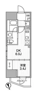 ディームス上野【3階】の間取り