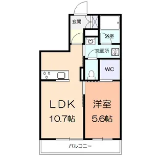 ベルフォーレ湘南【2階】の間取り