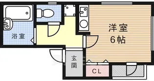 フルール西岡本【3階】の間取り