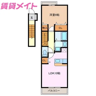 ネオ コリーヌ【2階】の間取り