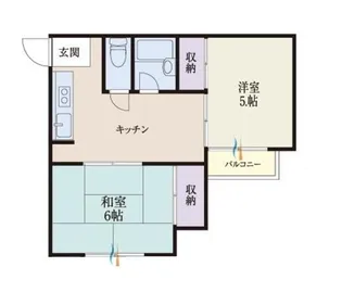 bCASA相武台IIreborn【2階】の間取り