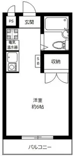 上北沢アサカマンション【2階】の間取り