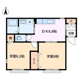 アンシャンテ井荻【1階】の間取り