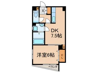 プランドール・イマイ【1階】の間取り