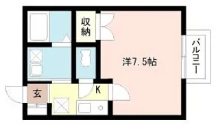 アネシス【2階】の間取り