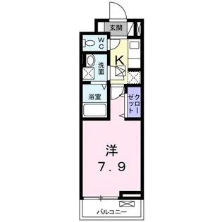 フリーデ フォルシュ【1階】の間取り
