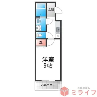 バンブーコートII番館の間取り