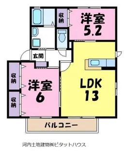 ソル・グランデ C【2階】の間取り