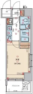 ロメック山手日暮里【11階】の間取り