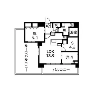 アーバンパーク御幣島【11階】の間取り