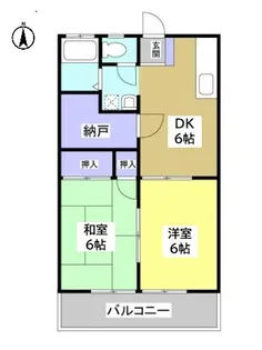 フローレンス【2階】の間取り