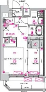 CREST TAPP浅間町【12階】の間取り