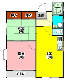 シャルムハイツ【3階】の間取り