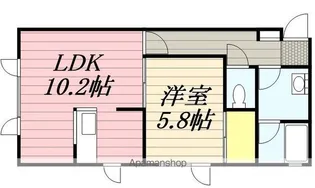 レザングレーヌII【1階】の間取り