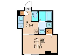 コイカー世田谷【1階】の間取り
