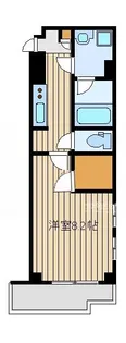 ポラールノースウィング【2階】の間取り