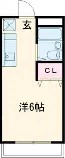 メゾンポンムB【1階】の間取り
