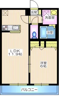 Sunny HeimsIII【4階】の間取り