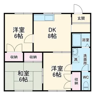 セントポーリア【2階】の間取り