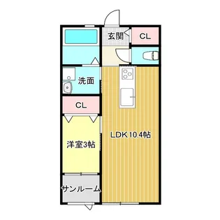 ルアナ【2階】の間取り