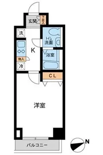 Cassia Kawasaki Residence【7階】の間取り