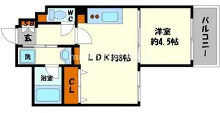 イグレック南本町【3階】の間取り
