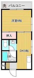 第3小倉コーポ【2階】の間取り