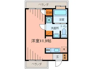 KURASUKA 宜野湾【2階】の間取り