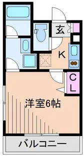フェルクルール新横浜【2階】の間取り