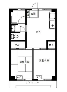 ニューコーポ石川【3階】の間取り