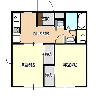 フィルコートA【1階】の間取り