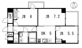 セピア池袋II【5階】の間取り