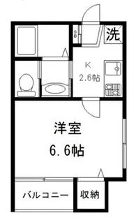 メゾン朝日【4階】の間取り