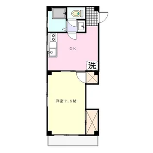 コーポ根本【4階】の間取り