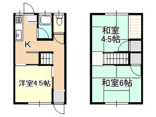 岡山県玉野市迫間【一戸建】の間取り