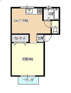 シャルマンたなか【2階】の間取り