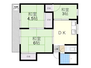 第1板井アパート【2階】の間取り