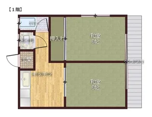 グリーンハウス【2階】の間取り