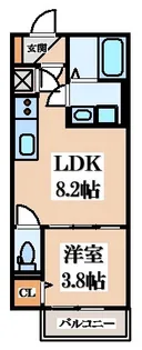 AS ADAS(アズアダス)【3階】の間取り
