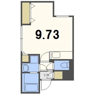 パレス椿【4階】の間取り