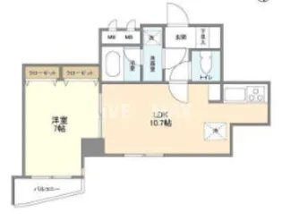 KDXレジデンス日本橋浜町【3階】の間取り