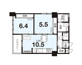 リアン・S【6階】の間取り