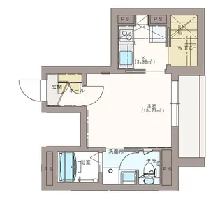 ラウレア【1階】の間取り
