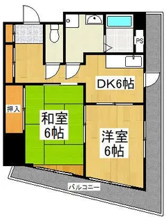 メゾン協和【4階】の間取り