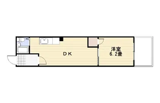 和光レジデンス天神【4階】の間取り