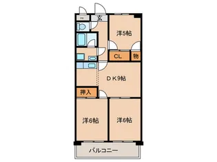 アルファコ-ト【1階】の間取り