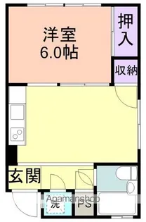 玉井ビル【4階】の間取り