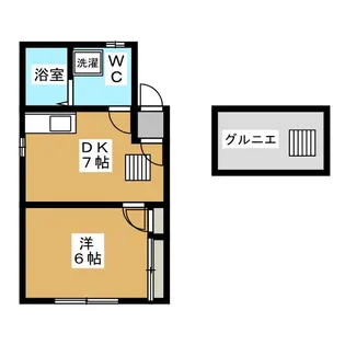クララハイツ【2階】の間取り