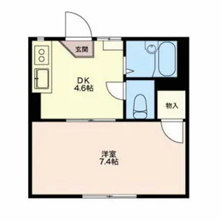 アーバンフラッツ【1階】の間取り