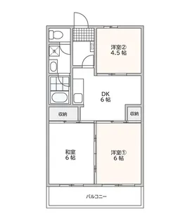 MMハイツ【1階】の間取り